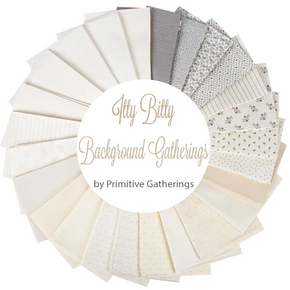 Itty Bitty Background Gatherings from Primitive Gatherings for Moda - Fat Eighth Pack 25 pcs