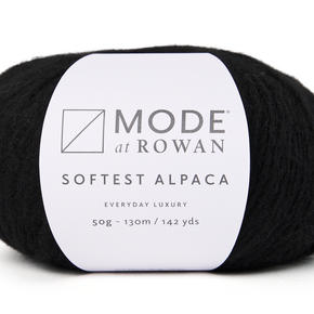 Mode at Rowan - Softest Alpaca, Black 010