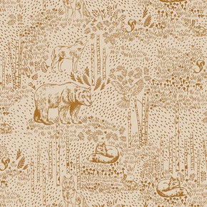 Art Gallery Flannel - Woodland Keeper 79514a