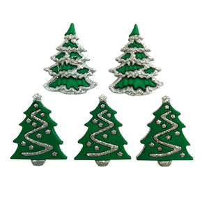 Buttons Galore - Christmas Collection Glitter Tree 4826