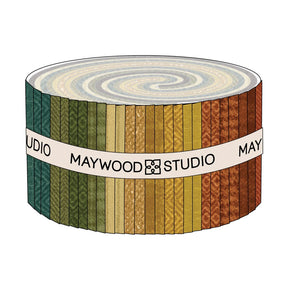 Maywood Studios Flannel Jelly Roll - Desert Sunset
