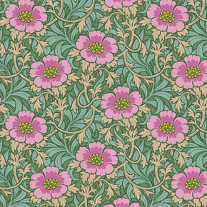Hibernation by Tilda Fabrics - Winterrose, Sage 100537