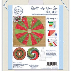 Shabby Fabrics - Quilt as you go Tree Skirt batting