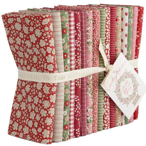 Creating Memories Winter Reds and Greens by Tilda Fat Quarter Pack