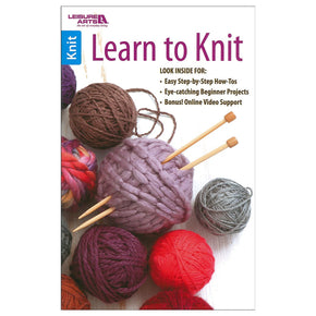 LEARN TO KNIT Book from Leisure Arts