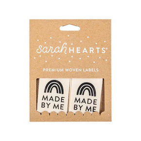 "Made By Me" Premium Woven Labels by Sarah Hearts LC151