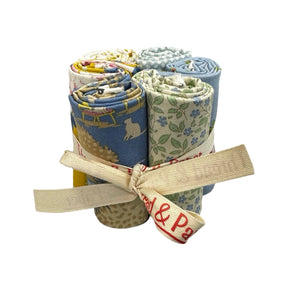 Sunday Brunch - Fat Quarter Pack 6 pcs Blue