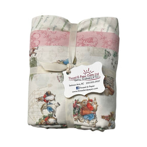 Peter Rabbit and Friends 3 yard pack - pink