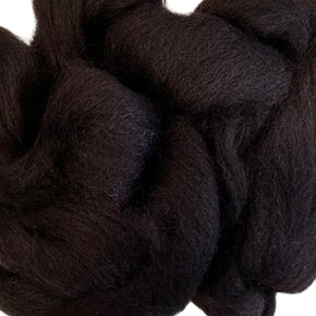 100% Wool Roving - Dk Brown