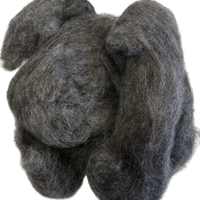 100% Wool Roving - Grey Multi