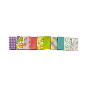 On The Bright Side Fat Quarter Pack 10 pc purple