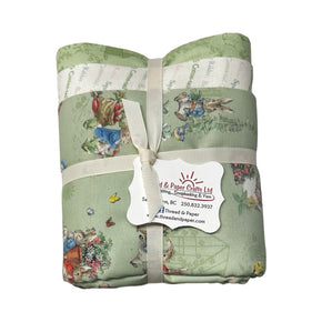 Peter Rabbit and Friends 3 yard pack - green