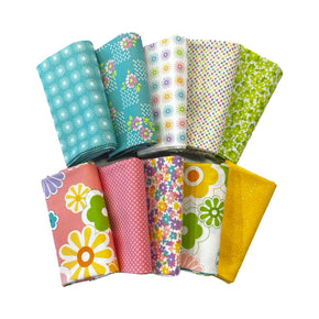 On The Bright Side Fat Quarter Pack 10 pc pink