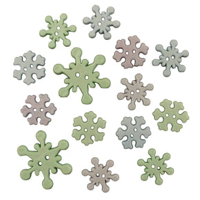 Buttons Galore - 4154 Winter Collection, Snowstorm