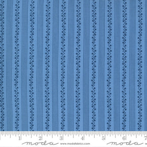 Moda Fabric- Crystal Lane by Bunny Hill Designs French Blue 2985 15 Fat Quarter