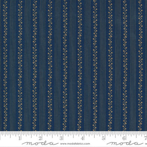 Moda Fabric- Crystal Lane by Bunny Hill Designs Winter Blue 2985 20 Fat Quarter