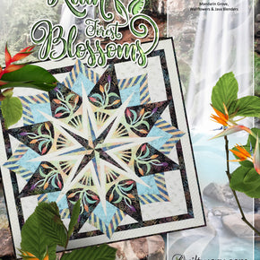 Timeless Treasures Pattern - Rain Forest Blossoms