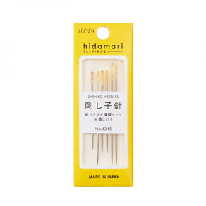Cosmo Hidamari Sashiko Assorted Needle Set # 4345