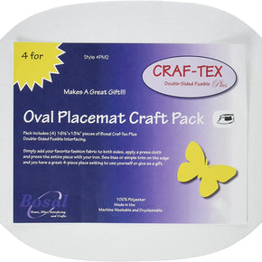 Craft-Tex oval placemat 4pcs