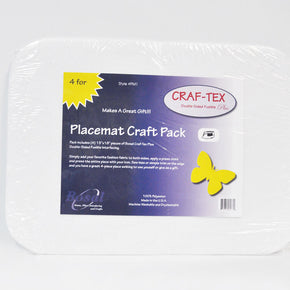 Craft-Tex rectangle placemat 4pcs