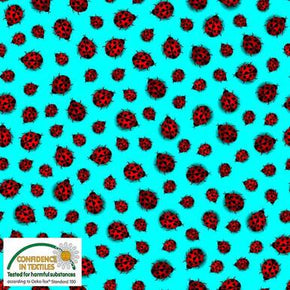 Stof Fabric - Ladybug Love 4501-985