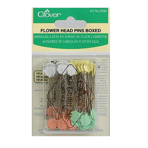 Clover Flowerhead pins 100pcs