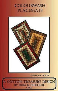 A Cotton Treasure Design Pattern - Colourwash Placemats