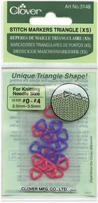 Clover Stitch Markers Triangle (XS) 3148