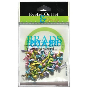 Eyelet Outlet and Brads - 4mm Spring Brads