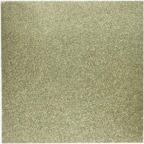 American Crafts Glitter Cardstock 12x12 GOLD 71634