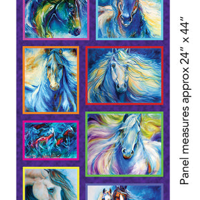 Benartex Fabric - Painted Horses