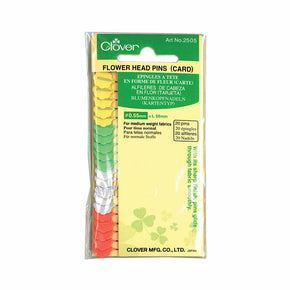 CLOVER 2505 - Flower Head Pins (Carded) - 50mm (2″)