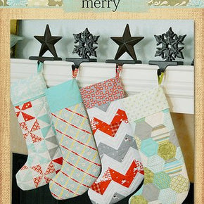 Thimble Blossoms "Merry" Stocking pattern