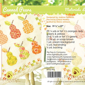 FIG TREE & CO Pattern - Mini Canned Pears