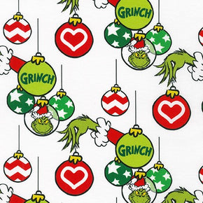 Robert Kaufman Fabric - How The Grinch Stole Christmas ADE-20279-223 Holiday