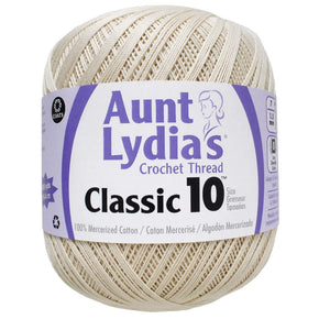 Aunt Lydia's Crochet Thread Classic 10 - Natural