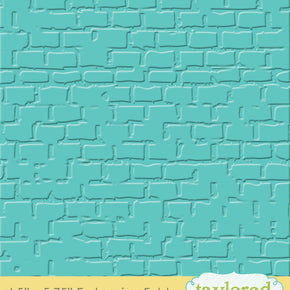 Taylored Expressions Embossing Folder - Brick TEEF18