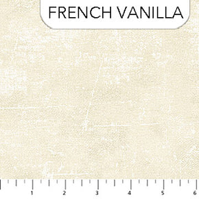 NORTHCOTT FABRIC - Canvas Flannel - F9030-11 French vanilla