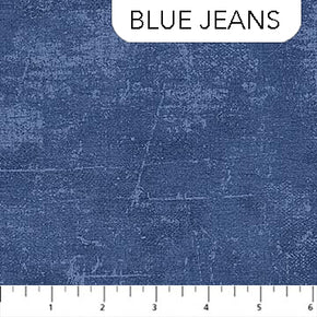 NORTHCOTT FABRIC - Canvas Flannel - F9030-43 Blue Jeans