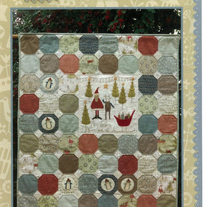 Hatched and Patched Merry Christmas Wall Hanging - Pattern