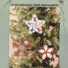 Bits By Joan Pattern - 251 Holiday Trio Ornaments