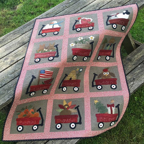 Wooden Spool Designs Pattern - My Wooly Red Wagon