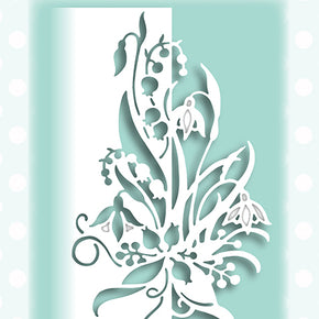 Creative Expressions Die - Paper Cuts Collection - Snowdrop Edger CEDPC1058