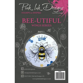 Pink Ink Designs Cling Stamp - Bee-Utiful Wings Series