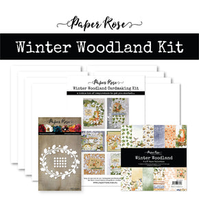 Paper Rose Studio Winter Woodland Cardmaking Kit 23833