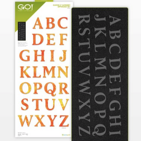 GO! Classic 2" Alphabet Uppercase Set Die # 55559