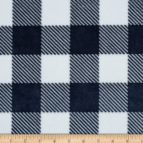 Shannon Fabrics Buffalo Check Navy/Snow