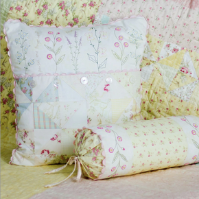 Crab Apple Hill Pattern - French Cottage Garden Pillows