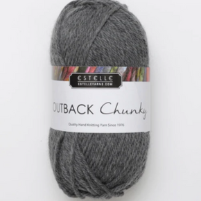 ESTELLE YARN Outback Chunky - Charcoal Heather