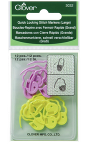 Clover Locking Stitch Markers (Large)